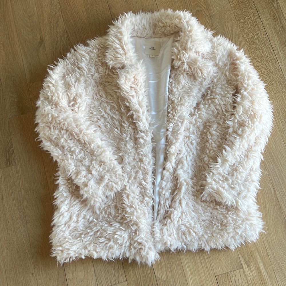 Womens Teddy open front Jacket